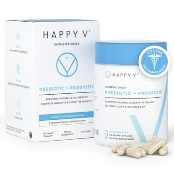Happy v Dr. Formulated Vaginal Probiotics for Women, Clinically Proven Womens Probiotic Happy v uk supplements