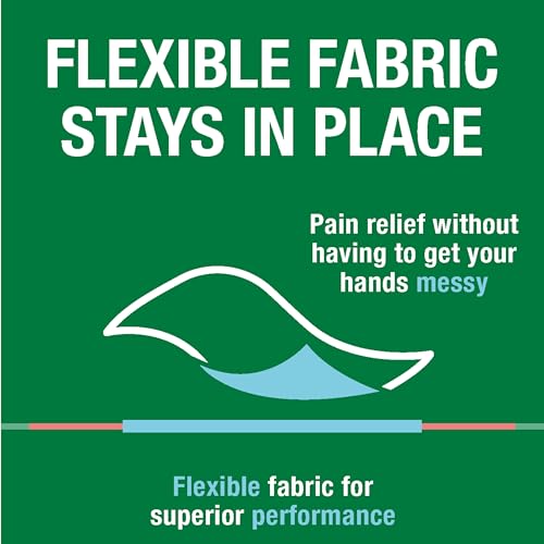 Biofreeze Day & Overnight Pain Relief Patches, Menthol Pain Patches for Arthritis & Muscle Pain Relief, Comfortable & Flexible Fabric Stays in Place, 9 Patches (6 Day, 3 Night) Biofreeze uk supplements