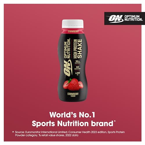 Optimum Nutrition High Protein Shake Bottles, Ready To Drink Healthy Snacks, No added Optimum Nutrition uk supplements