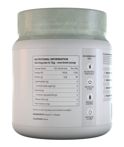 Beauty Gen Naked Collagen Powder for Women, Collagen Peptides Powder Type 1 & 111 Hydrolyzed Beauty Gen uk supplements
