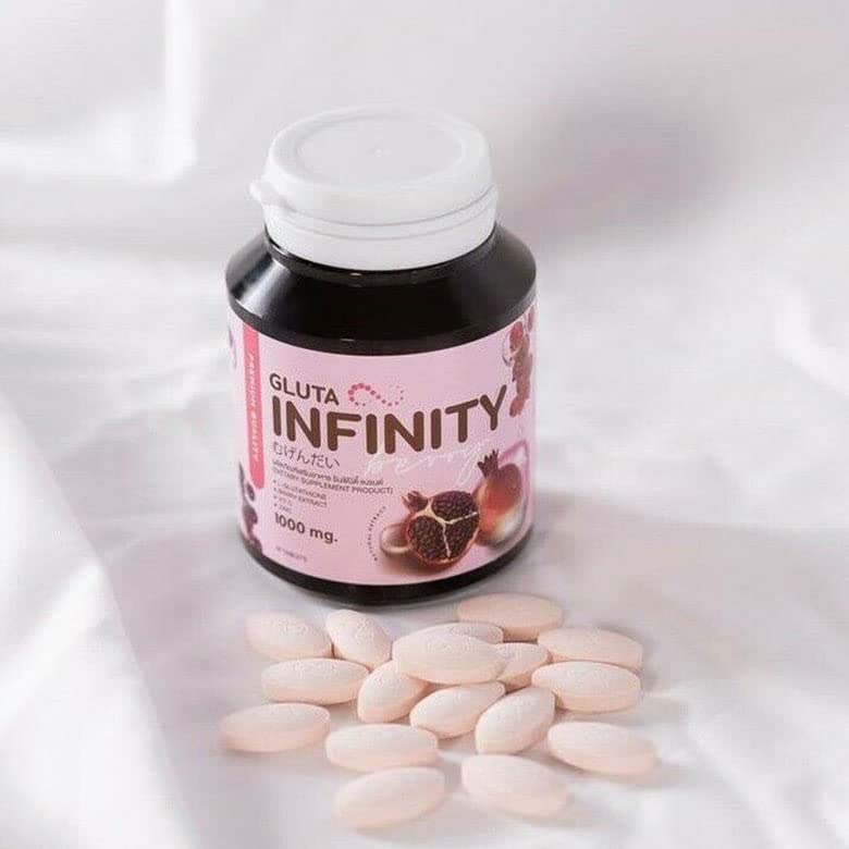 Gluta Infiniy 1000mg L-Glutathione Supplement Tripeptide Fish Collagen L-Glutamine Ascorbic Alizée Spa uk supplements