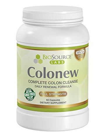 BioSource Labs Colonew Complete Colon Cleanse Natural Detox Supplement for Daily BioSource Labs uk supplements