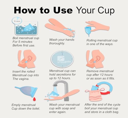 Ggadgets Menstrual Cup for Women with Pouch | Ultra Soft Odour & Rash Free | No Leakage Ggadgets uk supplements