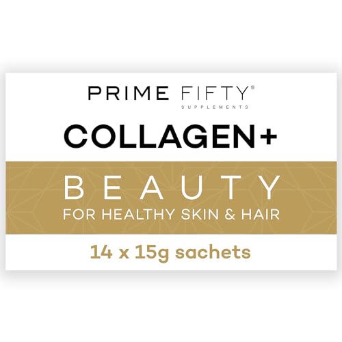 Prime Fifty Liquid Collagen 5,000mg, 14 x 15ml Sachets – Passion Fruit Flavour FutureYou Cambridge uk supplements