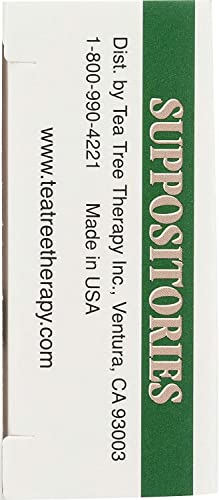 Tea Tree Suppository - 6 suppositories Tea Tree Therapy uk supplements