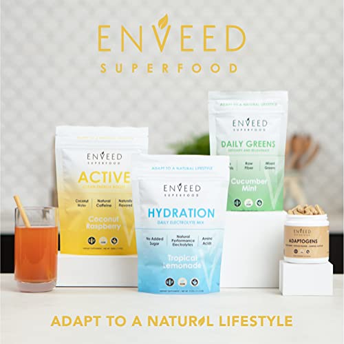 ENVEED SUPERFOOD Active | Natural Caffeine and Adaptogen Pre Workout Powder ENVEED SUPERFOOD uk supplements