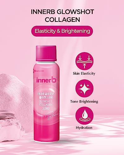 CJwellcare Innerb Glowshot Collagen (10.1fl oz, 6 Servings) - Low-Molecular-Weight Fish CJwellcare uk supplements