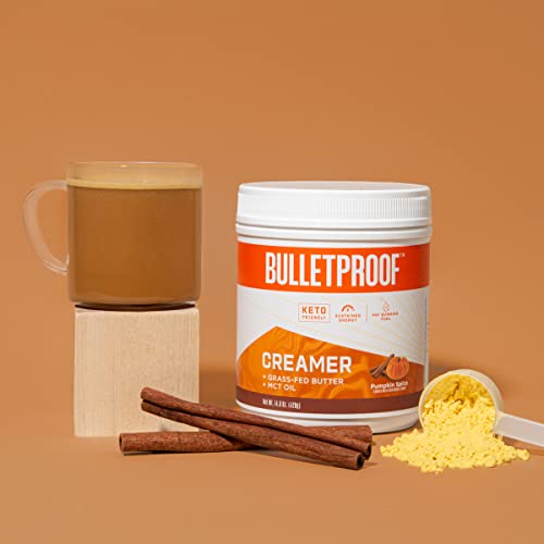 Bulletproof Pumpkin Spice Creamer, 14.8 Ounces, Keto Coffee Powder Creamer Bulletproof uk supplements