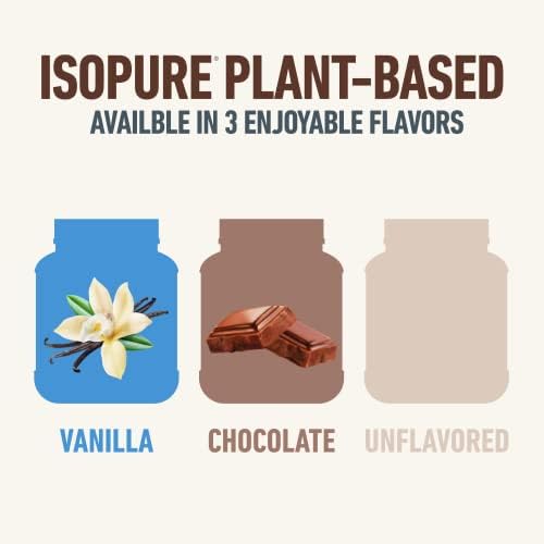 Isopure Chocolate Vegan Protein Powder, with Monk Fruit Sweetener & Amino Acids Isopure uk supplements