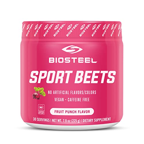 BioSteel Sports Beets Pre-Workout Powder, Non-GMO Formula, Fruit Punch, 30 Servings BioSteel Sports uk supplements
