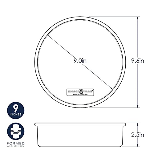 Nordic Ware Naturals Round Cake Pan, 9-Inch 2-Pack Nordic Ware uk supplements