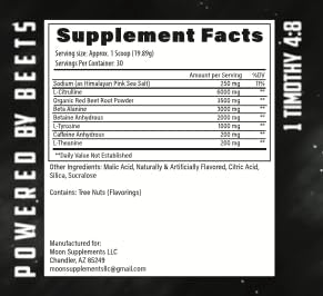 Ad Astra Preworkout - Potent Focus Blend - Tiger's Blood Flavor - Organic Red Beet Root Ad Astra Preworkout uk supplements