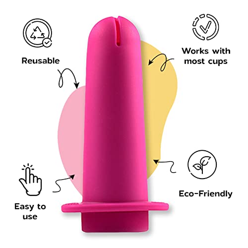 SHORDY Applicator Tool for Menstrual Cups for Easy Insertion with Lube Gel, Reusable Period Cup SHORDY uk supplements