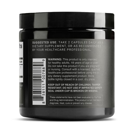 Toniiq Ultra High Purity Resveratrol Capsules - 98% Trans-Resveratrol - Highly Purified and Bioavailable - 180 Caps Reservatrol Supplement Toniiq uk supplements