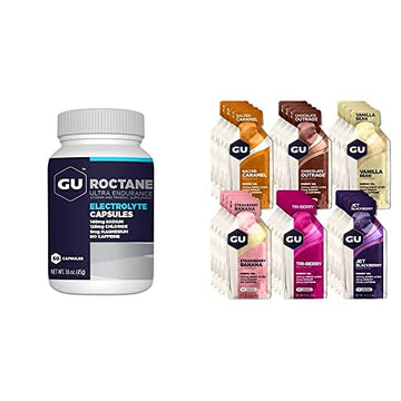 GU Energy Variety Pack, Roctance Ultra Endurance Electrolye Capsules GU Energy uk supplements
