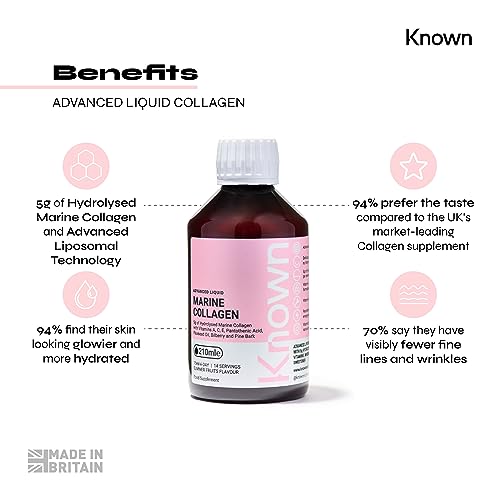 Liquid Collagen Supplement with Vitamin C | Liposomal Technology Known uk supplements