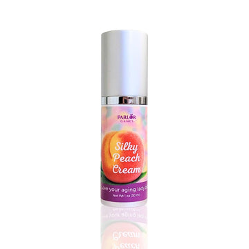 Silky Peach Cream by Parlor Games – Bioidentical Estriol Cream for Women – Menopause Relief for Vaginal Dryness & Vulva Itch – 30ml Bottle (2 Month Supply) Parlor Games uk supplements