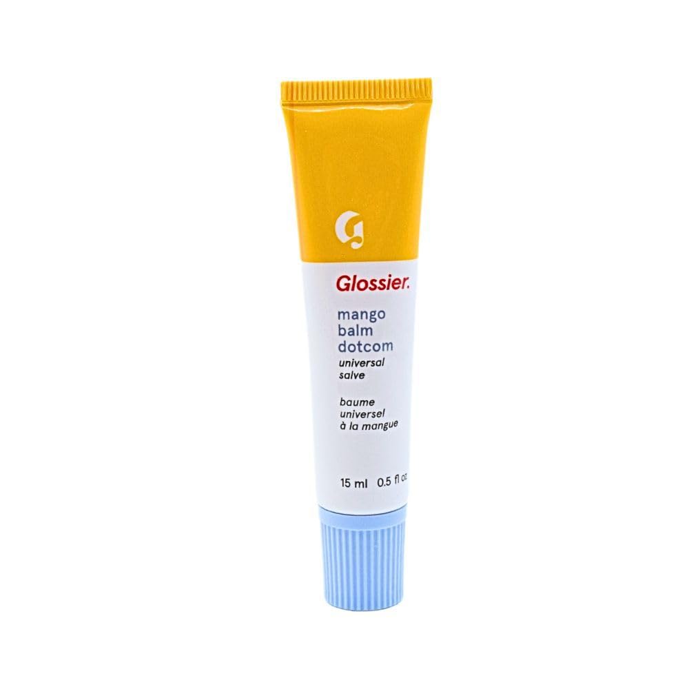 Glossier Balm Dotcom Lip Balm and Skin Salve - Mango - Sheer Peach Rose Glossier uk supplements