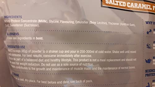 Muscle Moose Whey Protein Powder Salted Caramel Flavour Muscle Moose uk supplements