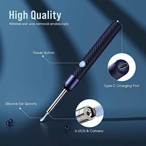 Ear Wax Removal - Earwax Remover Tool with 8 Pcs Ear Set - Ear Cleaner LEIPUT uk supplements