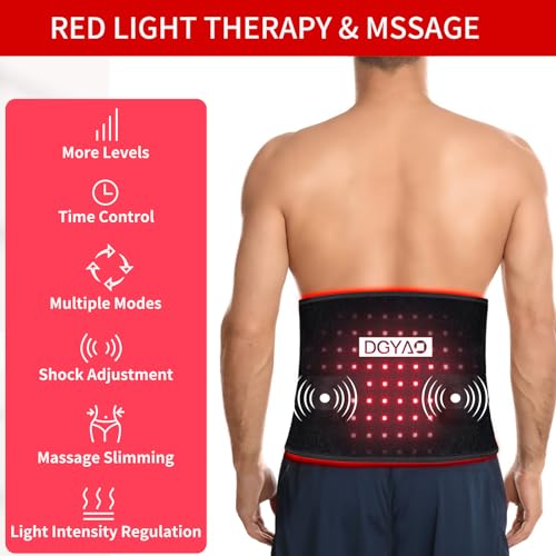 TUOYR Cordless Red Light Therapy Belt for Back Pain Relief with 10000mAH Power Bank TUOYR uk supplements