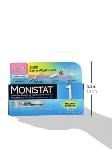 Monistat Combination Pack with 1-Ovule Insert with Applicator and External Cream Monistat uk supplements