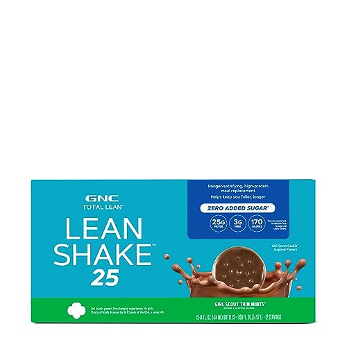 GNC Total Lean | Lean Shake 25, To Go Bottles | Low-Carb Protein Shake to Improve Weight GNC uk supplements