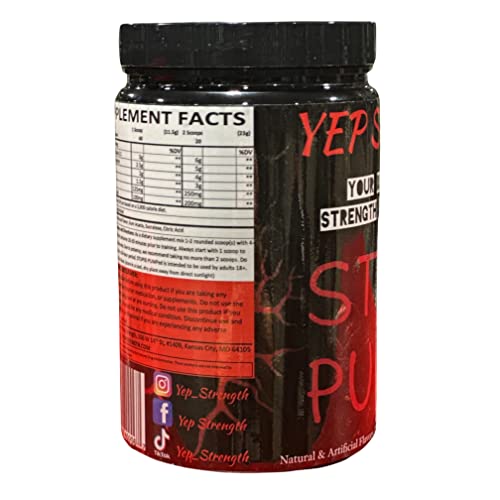 Yep Strength Stupid Pumped (Strawberry Lemonade) Yep Strength uk supplements