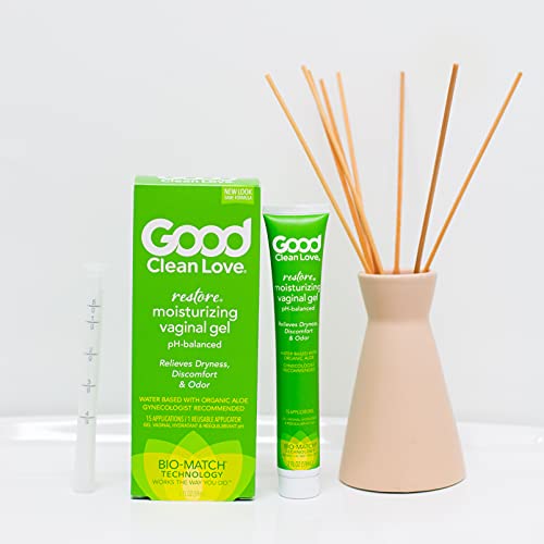 Good Clean Love Restore Moisturizing Vaginal Gel, pH-Balanced, Water-Based with Aloe Vera & Lactic Acid Good Clean Love uk supplements