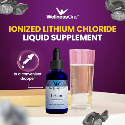 WellnessOne Liquid Lithium Supplements - Ionic Lithium Supplement Liquid WellnessOne uk supplements