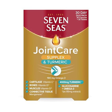 Seven Seas JointCare Supplex & Turmeric, With Glucosamine, Omega-3, Vitamins C and D Seven Seas uk supplements