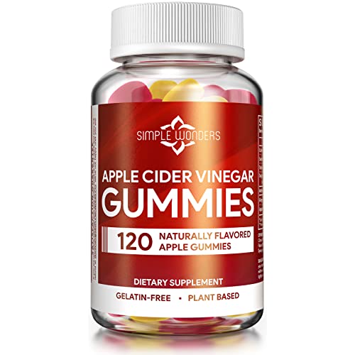 Apple Cider Vinegar Gummies with The Mother - ACV Gummies for Detox, Cleansing & Immune Support SIMPLE WONDERS uk supplements