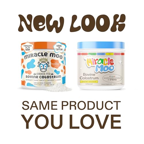 Colostrum Supplement for Gut Health, Hair Growth, Beauty and Immune Support Miracle Moo uk supplements