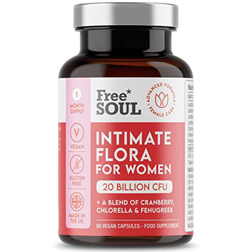 Probiotics for Women - Comprehensive Bio Cultures for Women's Intimate Flora, 20 Billion Free Soul uk supplements