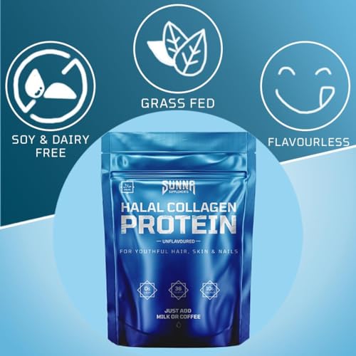 SUNNA SUPPLEMENTS - Halal Bovine Collagen Protein Powder for Hair, Skin, Nails and Joints SUNNA SUPPLEMENTS uk supplements