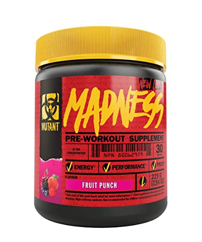 Mutant | Madness and Madness All-in | Double Pre-Workout Bundle | Fruit Punch and Melon Mutant uk supplements