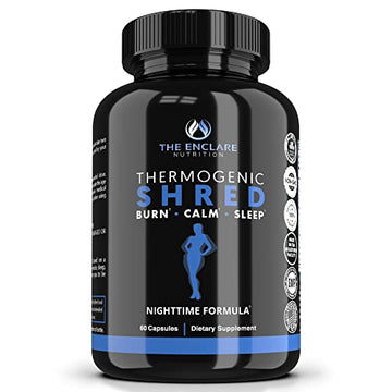 Thermogenic Shred - Fat Burner Sleep Aid Diet Pills, Appetite Suppressant for Weight Loss THE ENCLARE NUTRITION uk supplements