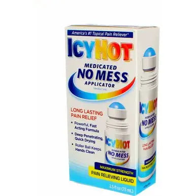 Icy Hot Medicated No Mess Applicator Max-Strength 2.5 Ounce (73ml) (6 Pack) Icy Hot uk supplements