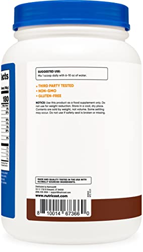 Nutricost Meal Replacement Shake Powder (Chocolate), 30 Servings - Protein, Non-GMO Nutricost uk supplements