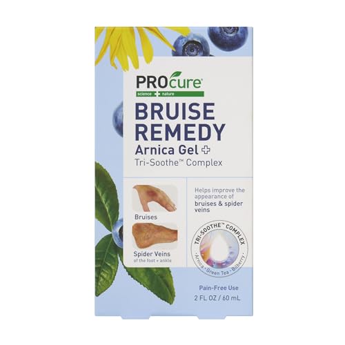 PROcure Arnica & MSM Bruise Remedy Gel – Paraben-Free, Unscented Arnica Montana Gel for Bruising, Spider Veins & Skin Discoloration – 2 Pack PROcure uk supplements