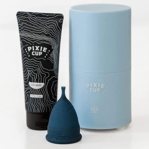 Pixie Menstrual Cup & Disc Steamer Sterilizer 2.0 - Kills 99.9% of Germs with Cleaner Steam Pixie Cup uk supplements