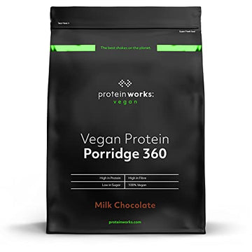 Protein Works - Vegan Protein Porridge 360 | High Protein Breakfast | Plant-Based | Chocolate | 450g THE PROTEIN WORKS uk supplements