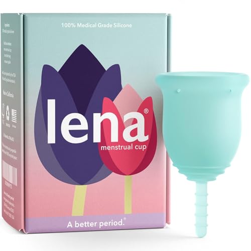 Lena Menstrual Cup | 12hr Reusable Period Silicone Soft Cup | Tampon and Pad Alternative Lena uk supplements