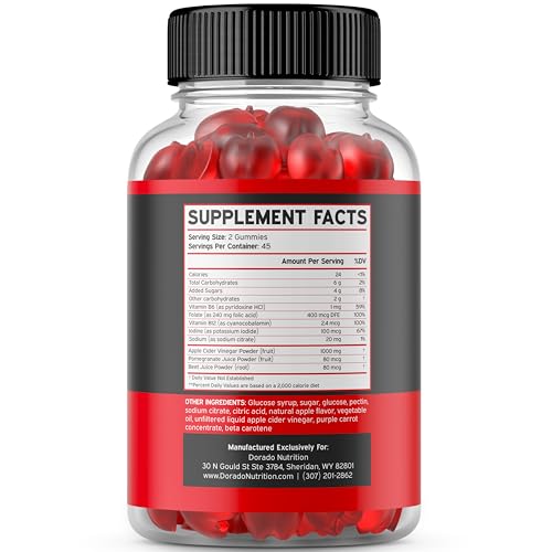 Keto ACV Gummies Advanced Weight Loss (1000mg) ACV Keto Gummies for Weight Loss DORADO NUTRITION uk supplements