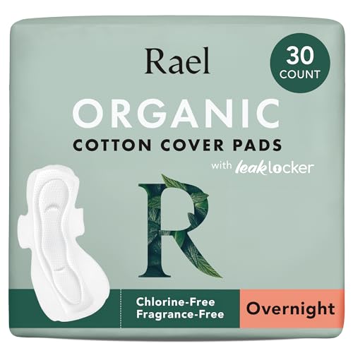 Rael Pads for Women, Organic Cotton Cover - Period Pads with Wings, Feminine Care, Sanitary Napkins Rael uk supplements