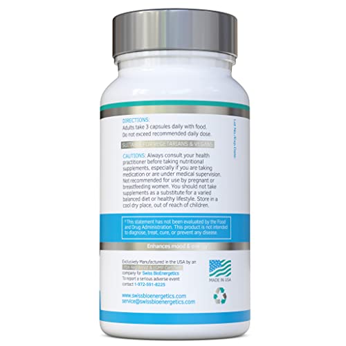 Rhodiola & Ashwagandha with L-Theanine - Award Winning Ashwagandha KSM-66 600mg swiss bioenergetics uk supplements