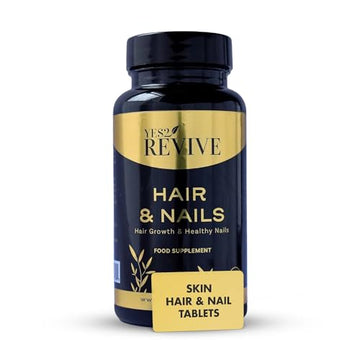 YES2 REVIVE Hair Nails Growth - Includes Marine Collagen, Ascorbic Acid, MSM & Vitamin C for Men and Women Skin, Longer, Strength, Thicker YES2 REVIVE uk supplements