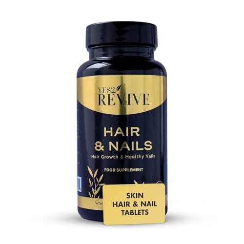 YES2 REVIVE Hair Nails Growth - Includes Marine Collagen, Ascorbic Acid, MSM & Vitamin C for Men and Women Skin, Longer, Strength, Thicker YES2 REVIVE uk supplements