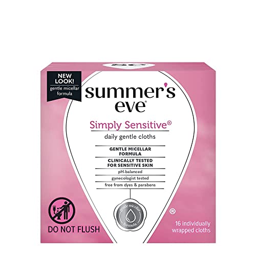 Summer's Eve Cleansing Cloths, Simply Sensitive, 16 Count Summer's Eve uk supplements