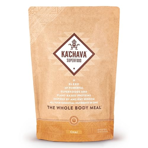 Ka’Chava All-In-One Nutrition Shake Blend, Chai, 85+ Superfoods, Nutrients & Plant-Based Ka'Chava uk supplements